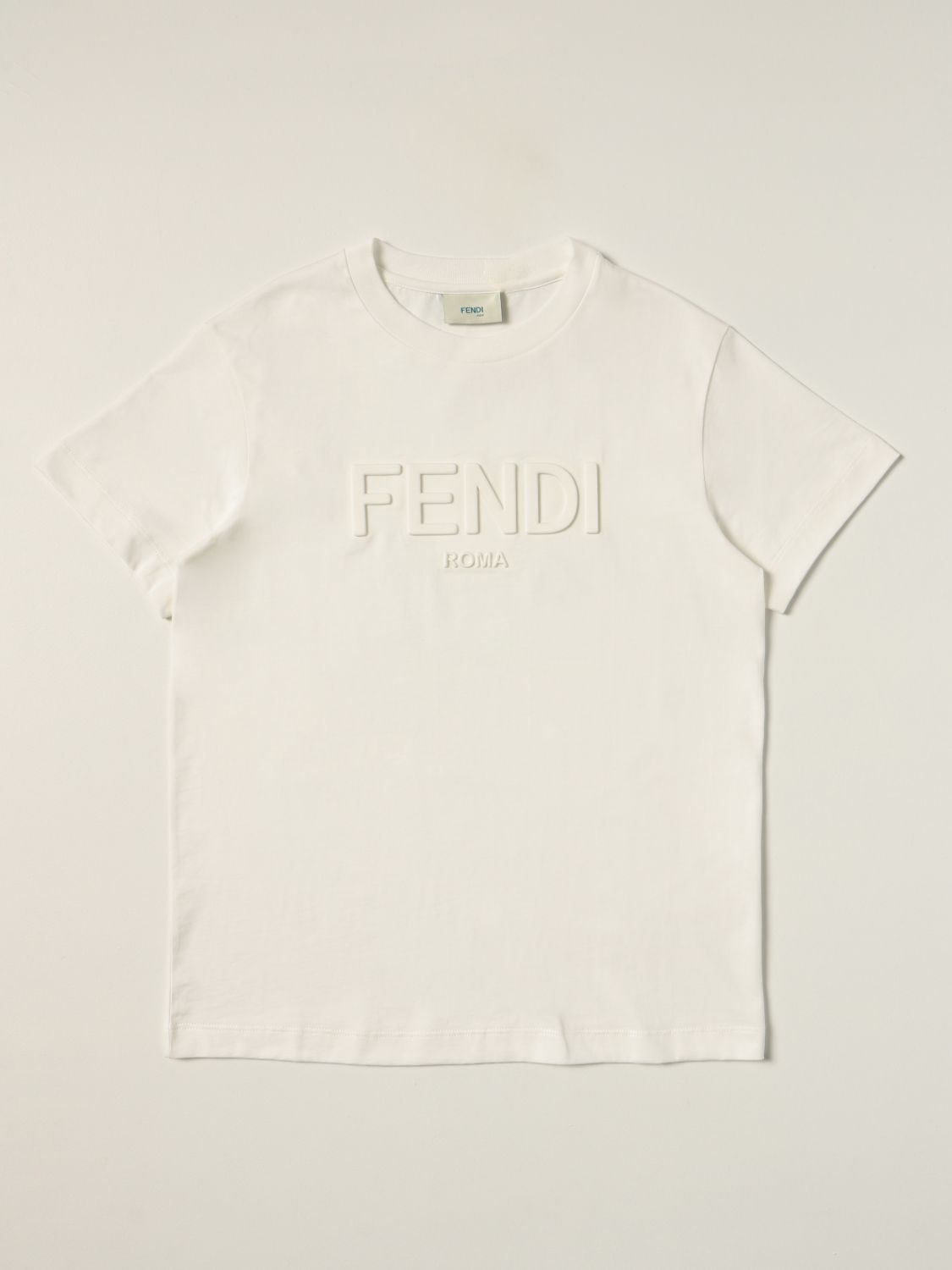 T-Shirt Fendi: T-shirt kinder Fendi weiß 1