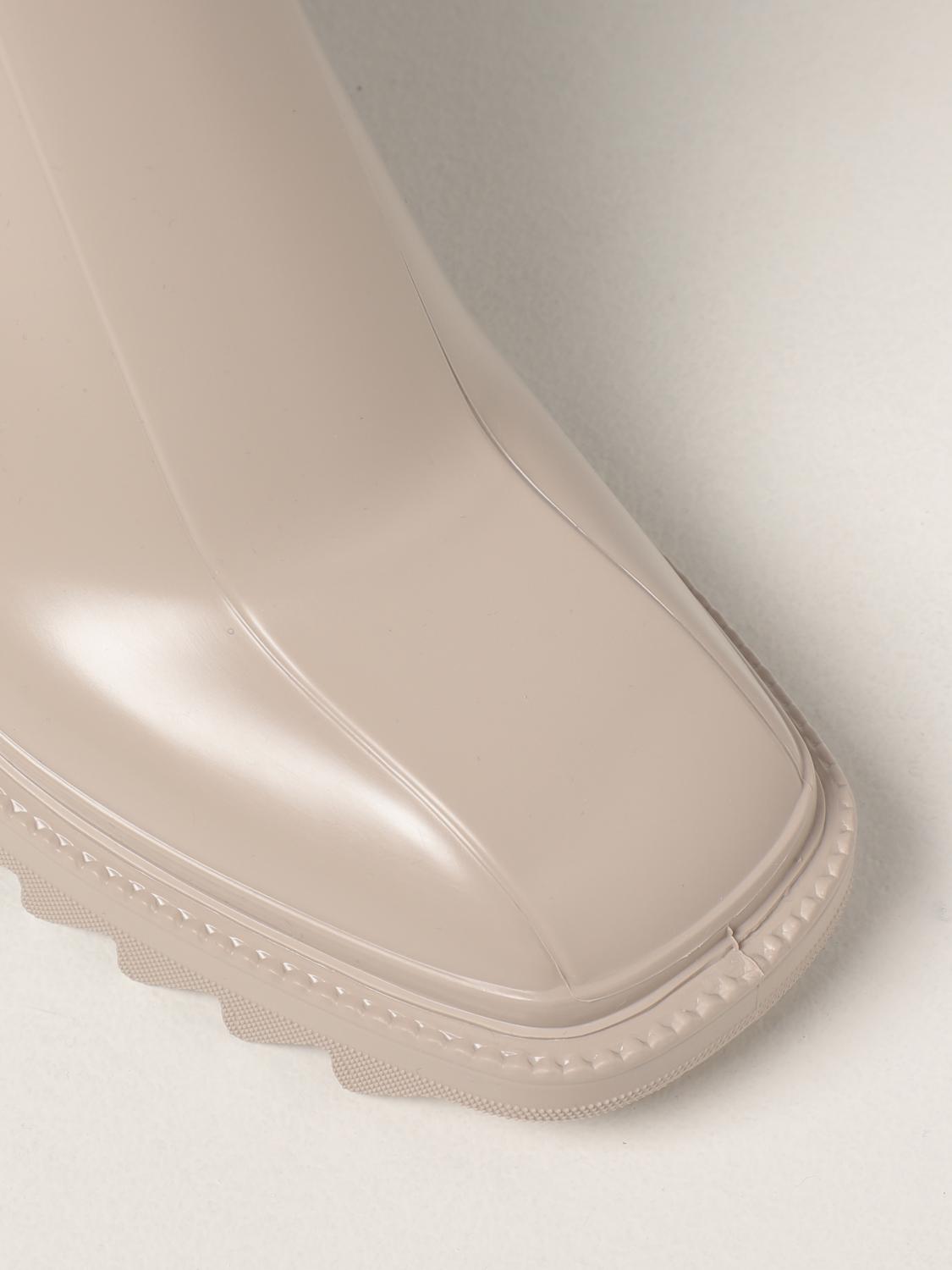 CHLOÉ: Botas mujer ChloÉ - Beige | Botines Planos Chloé C19W239G8 GIGLIO.COM