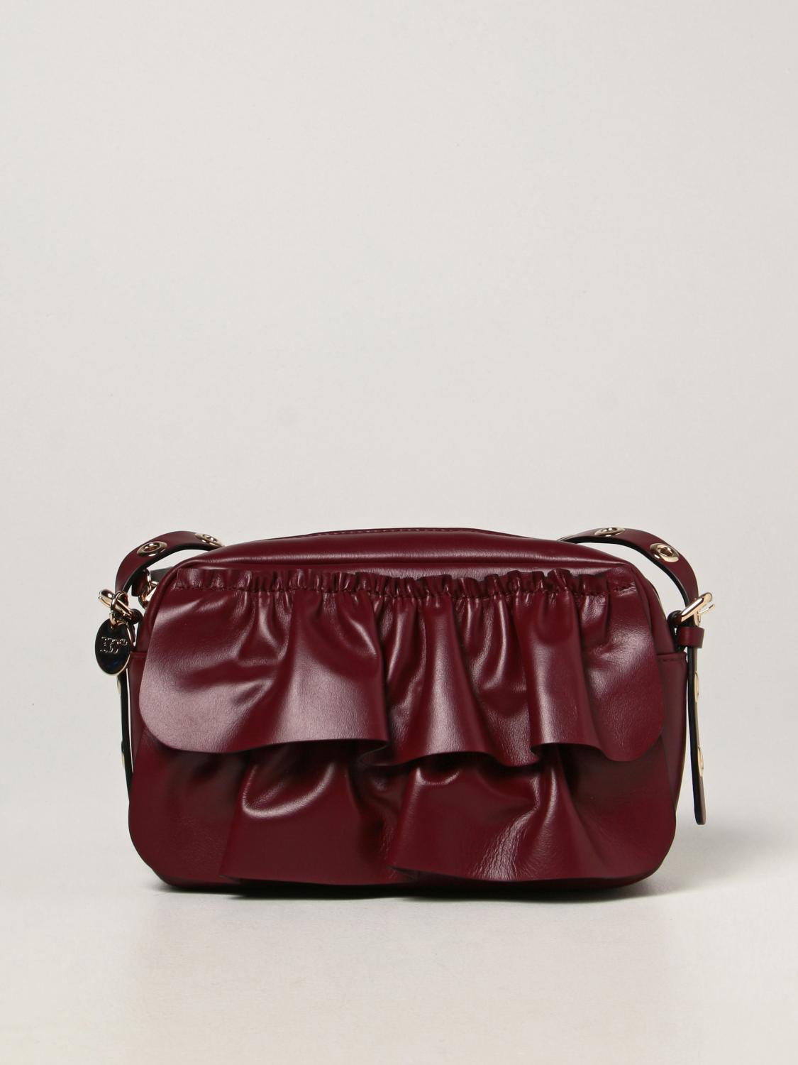 BORBONESE Borsa bordeaux con tracolla - Borse Last Minute