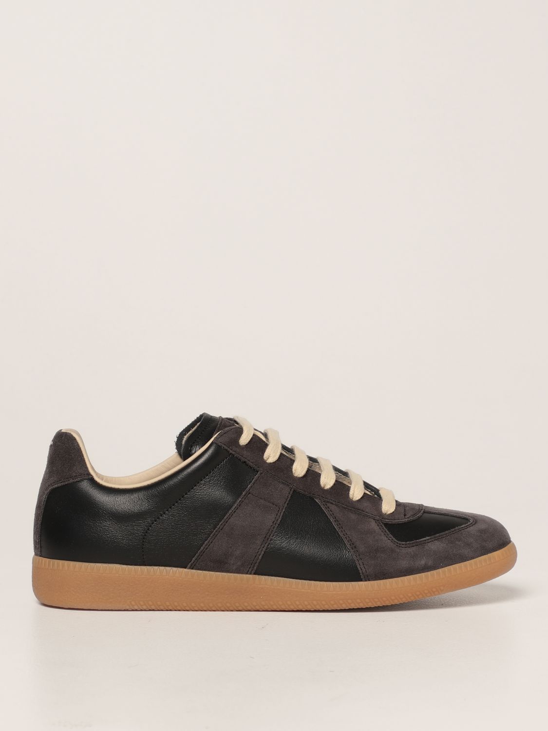 Sneakers Maison Margiela: Replica Maison Margiela sneakers in leather and suede black 1