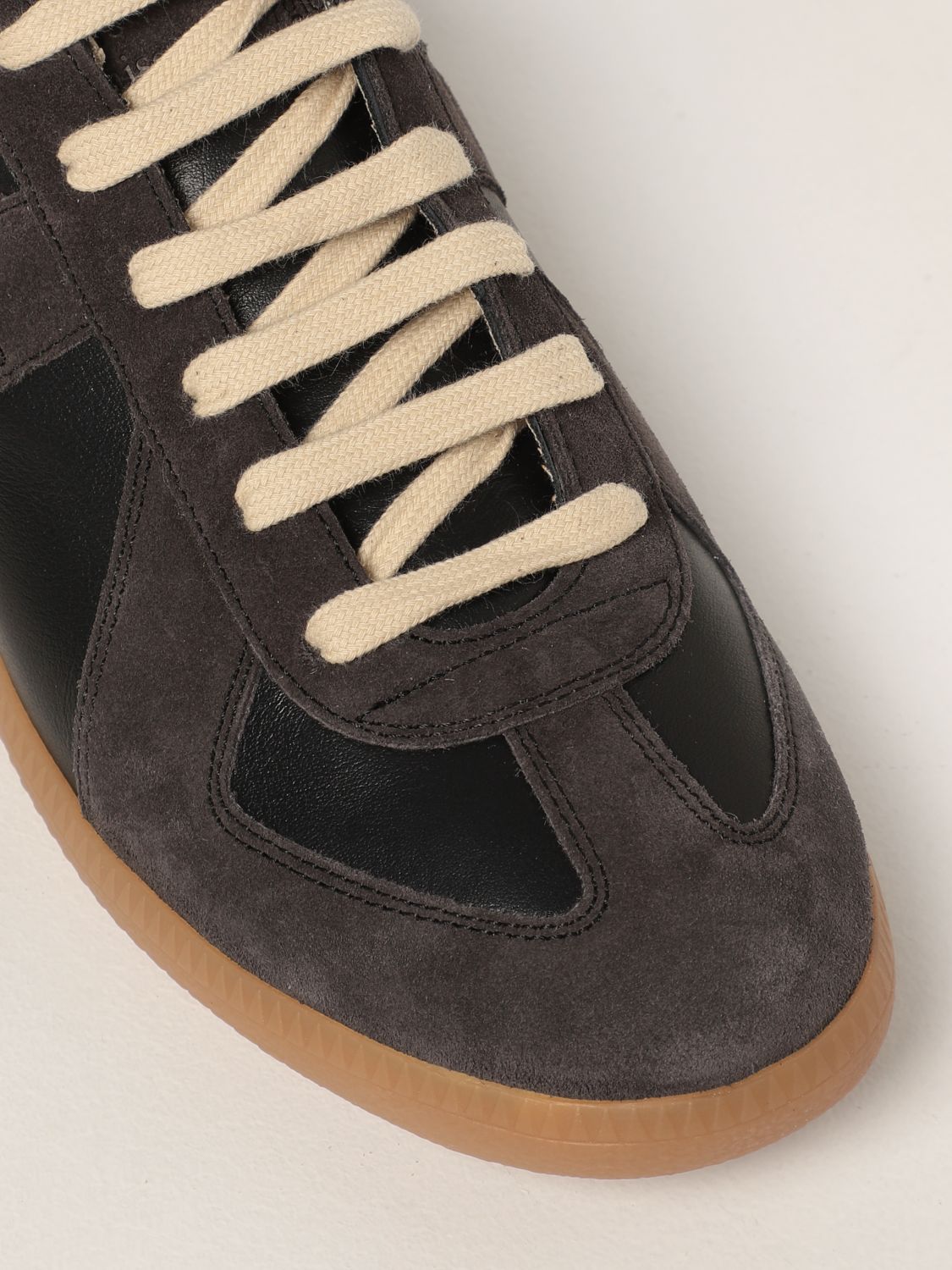 Sneakers Maison Margiela: Replica Maison Margiela sneakers in leather and suede black 4