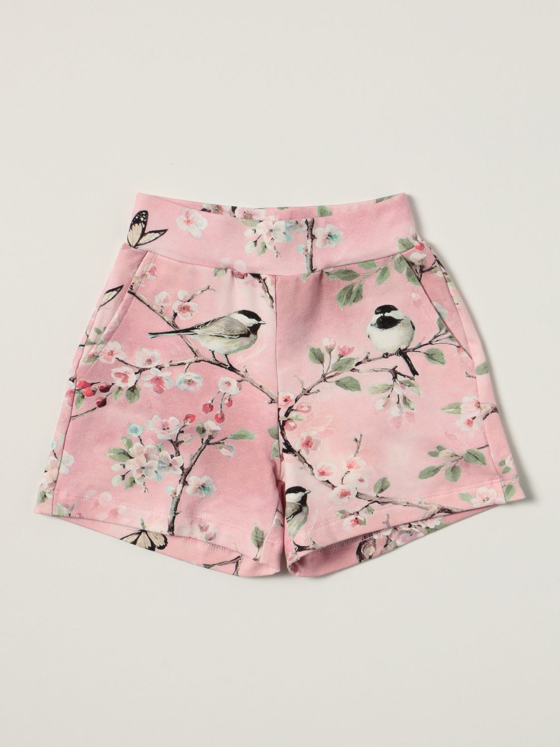 Pantalones cortos Monnalisa: Pantalón niños Monnalisa rosa 1