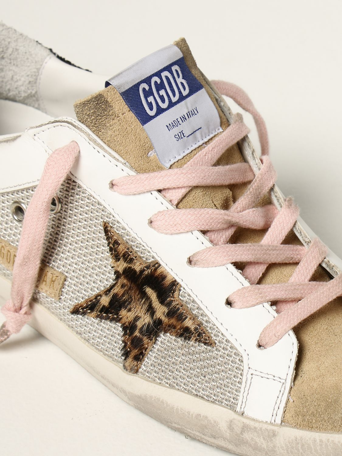 Betydning Øl Rytmisk GOLDEN GOOSE: Super-Star classic sneakers in fabric and suede | Sneakers Golden  Goose Women Silver | Sneakers Golden Goose GWF00103.F001598.81147 GIGLIO.COM