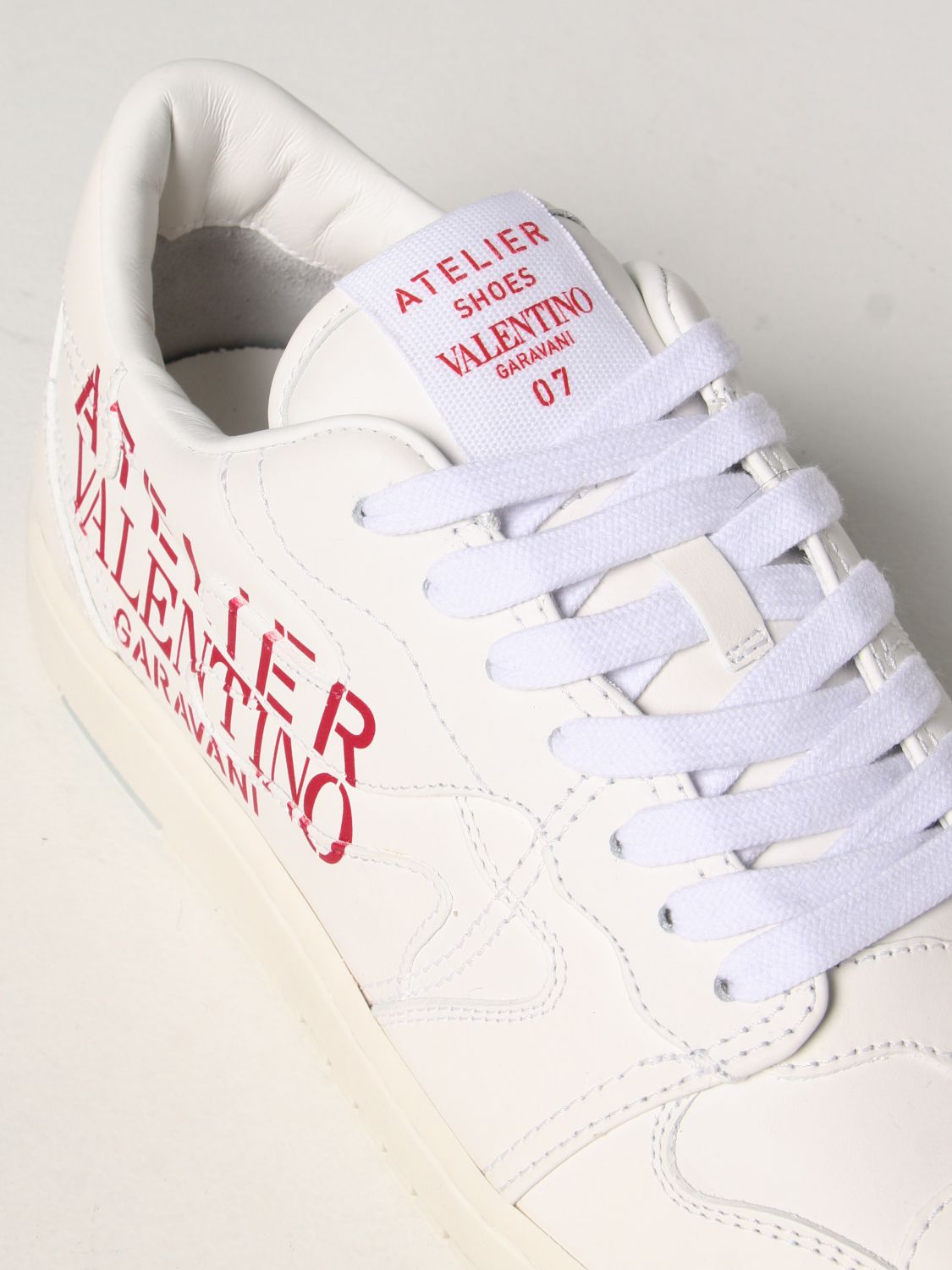Sneakers Valentino Garavani: Atelier Shoes 07 Valentino Garavani sneakers in leather white 4