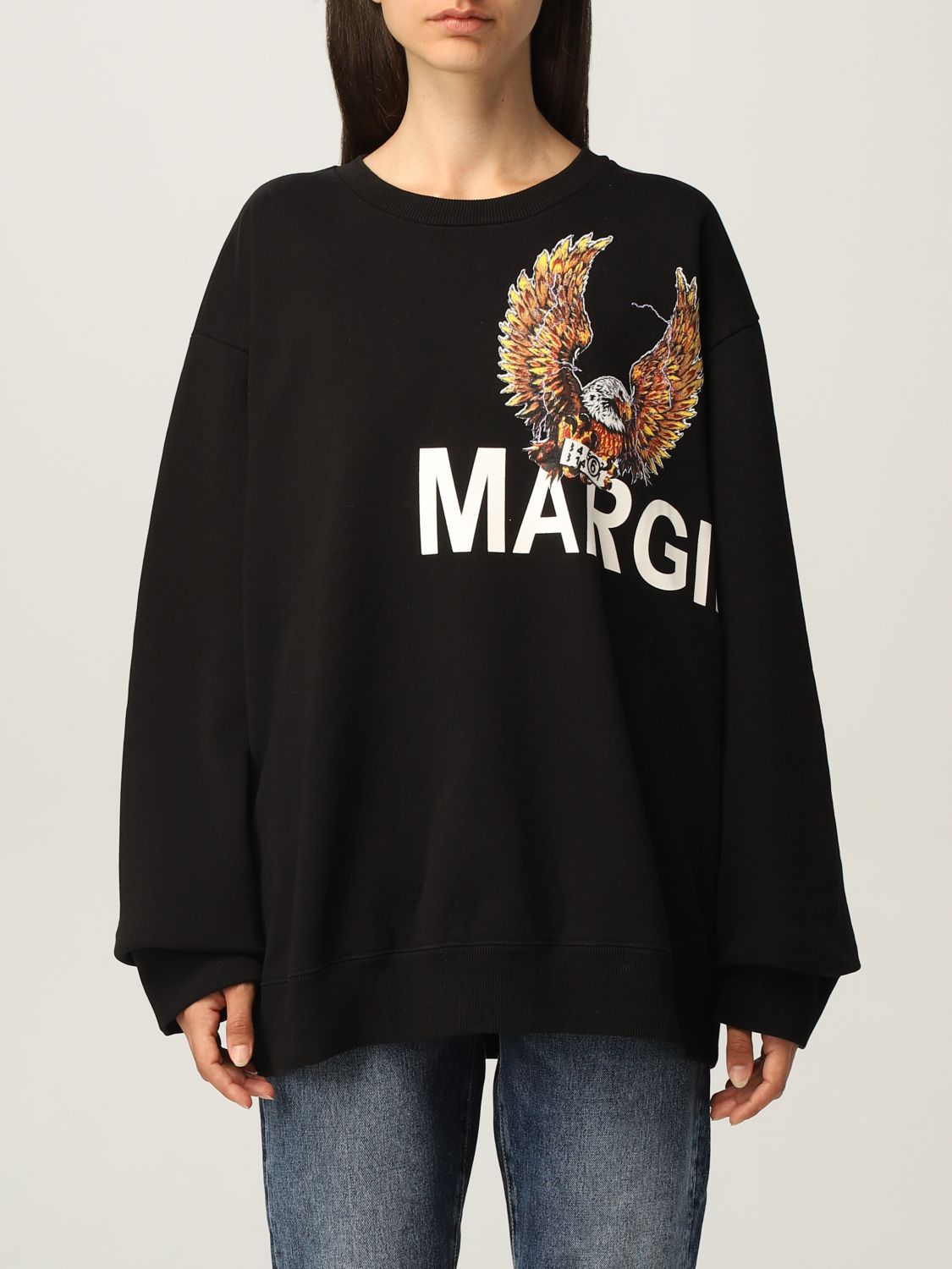 MM6 MAISON MARGIELA: sweatshirt with eagle print | Sweatshirt Mm6 