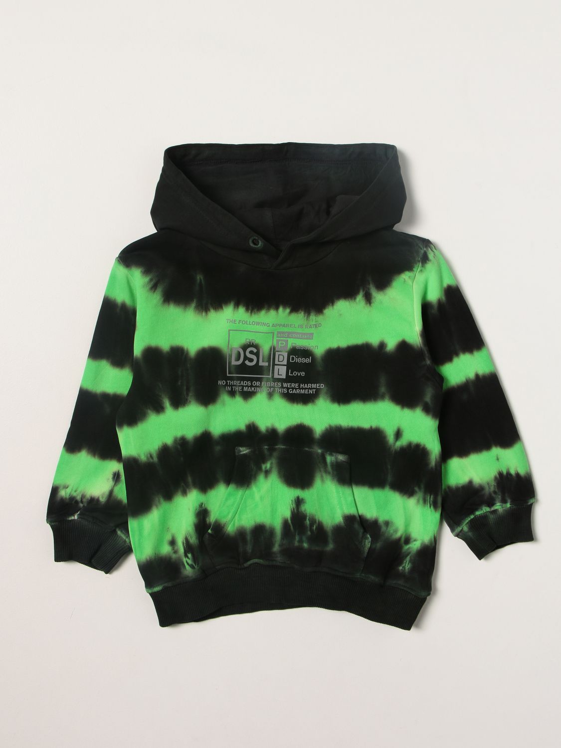 Diesel tie dye online hoodie