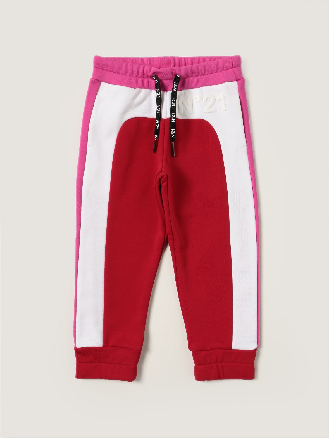 Pants N° 21: Tricolor N ° 21 jogging pants red 1