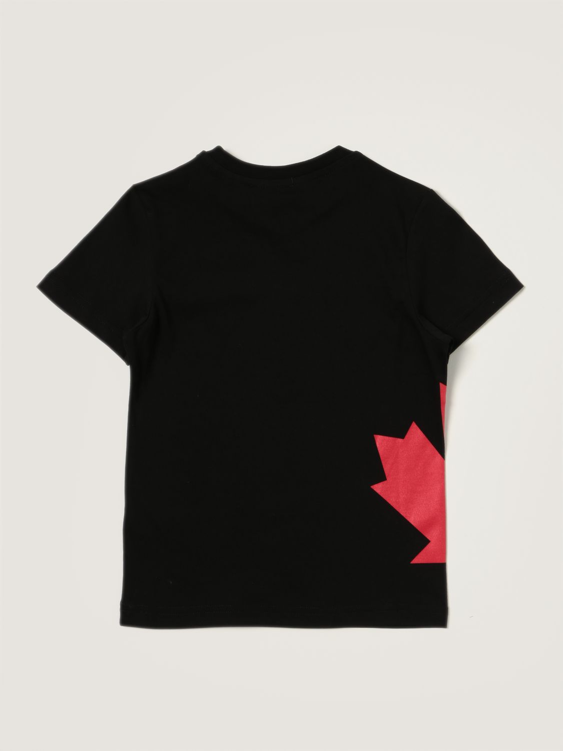 T-shirt Dsquared2 Junior: Dsquared2 Junior T-shirt in cotton with logo black 2