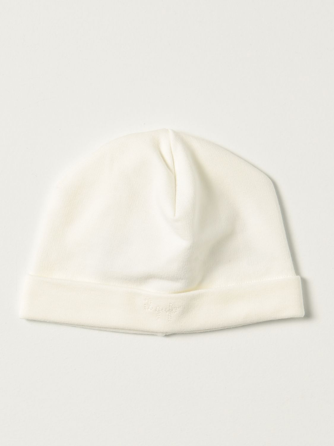 Hat Il Gufo: Il Gufo beanie hat in cotton yellow cream 1