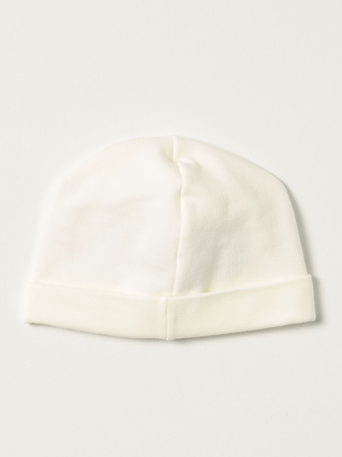 Hat Il Gufo: Il Gufo beanie hat in cotton yellow cream 2