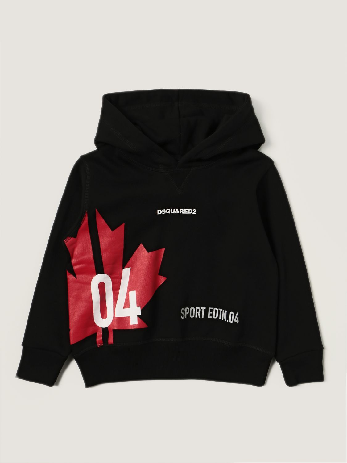 Sweater Dsquared2 Junior: Dsquared2 Junior hoodie with logo black 1