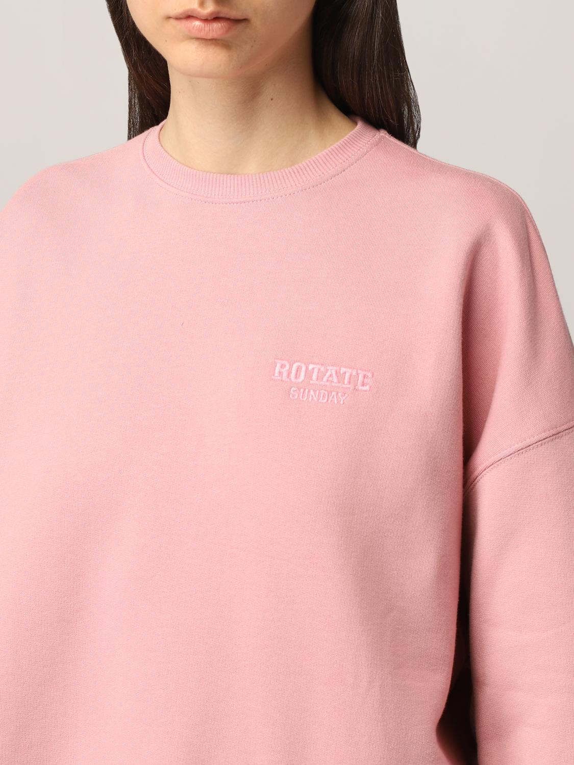 rotate sunday pink sweatshirt