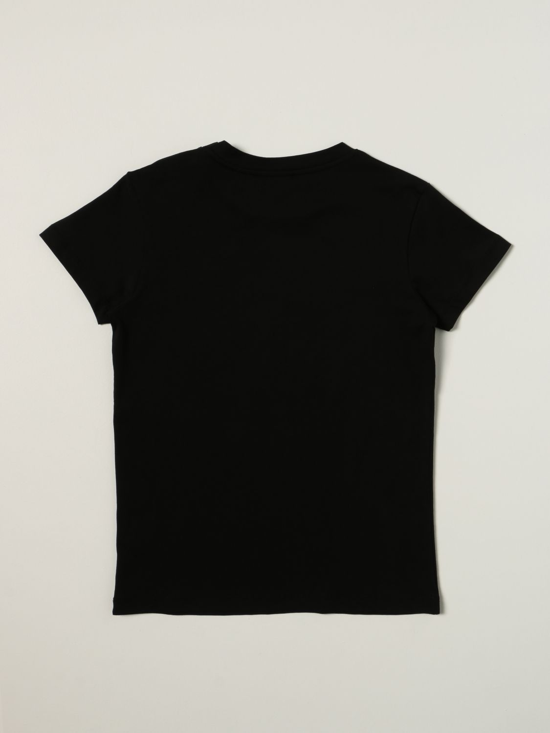 T恤 Balmain: Balmain 层压Logo棉质 T 恤 黑色 2