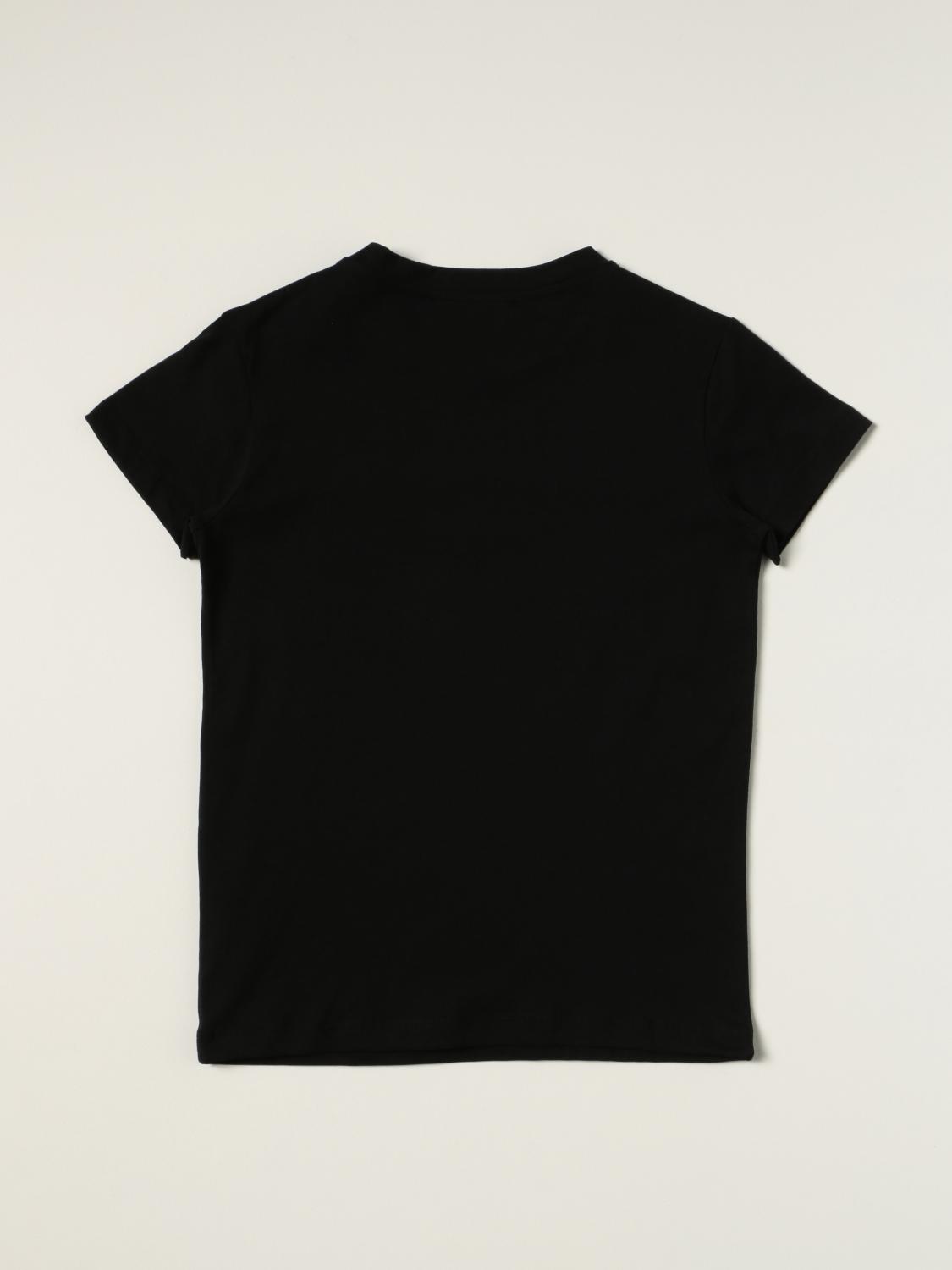 BALMAIN Multi Color Logo T-Shirt, Black – OZNICO