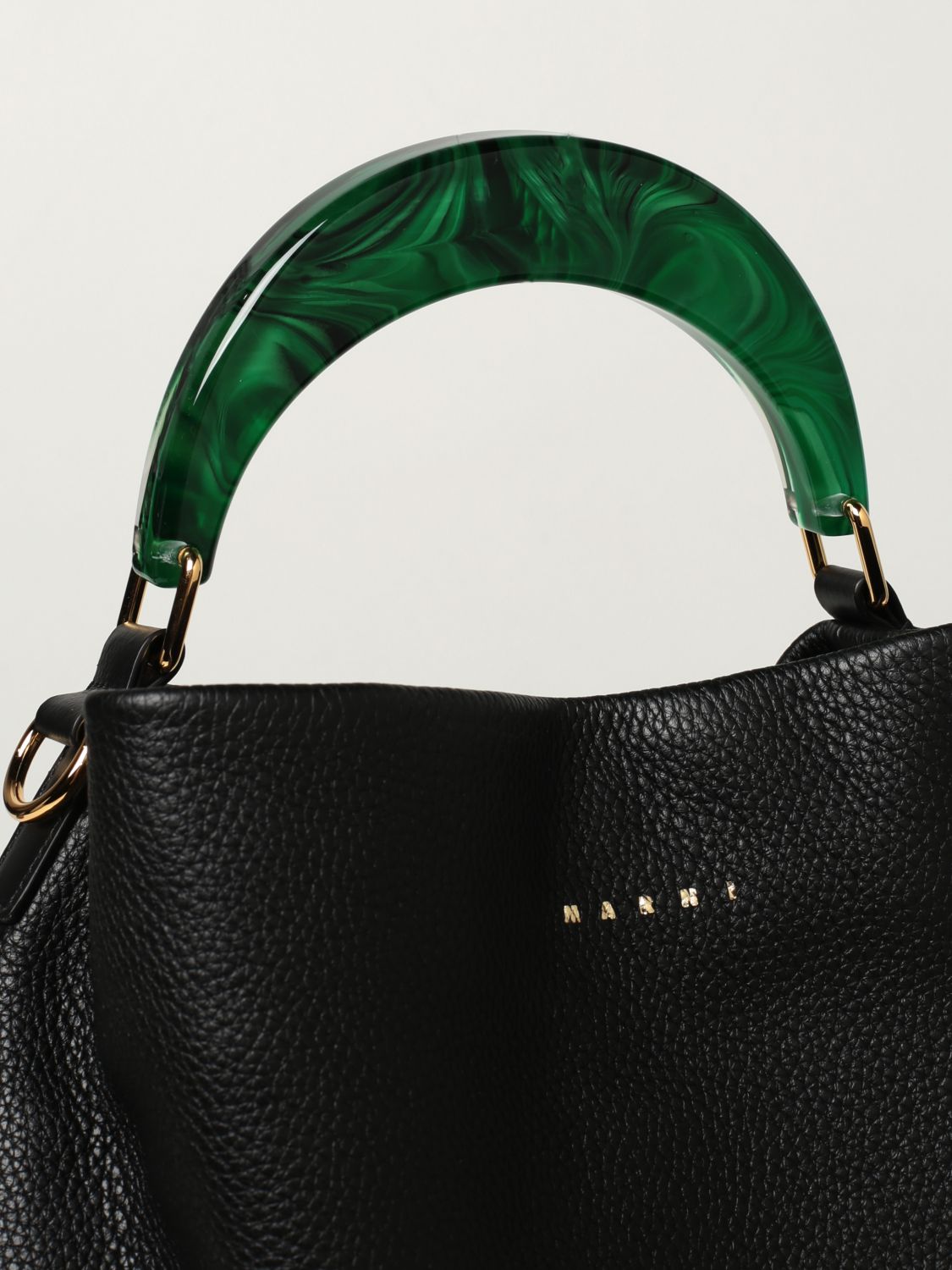 Marni leather handbag black color buy on Cheap Latin-american-cam
