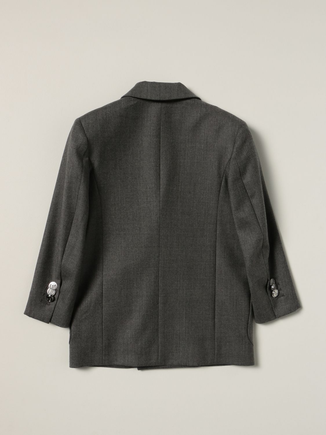 Blazer Balmain: Balmain double-breasted jacket grey 2