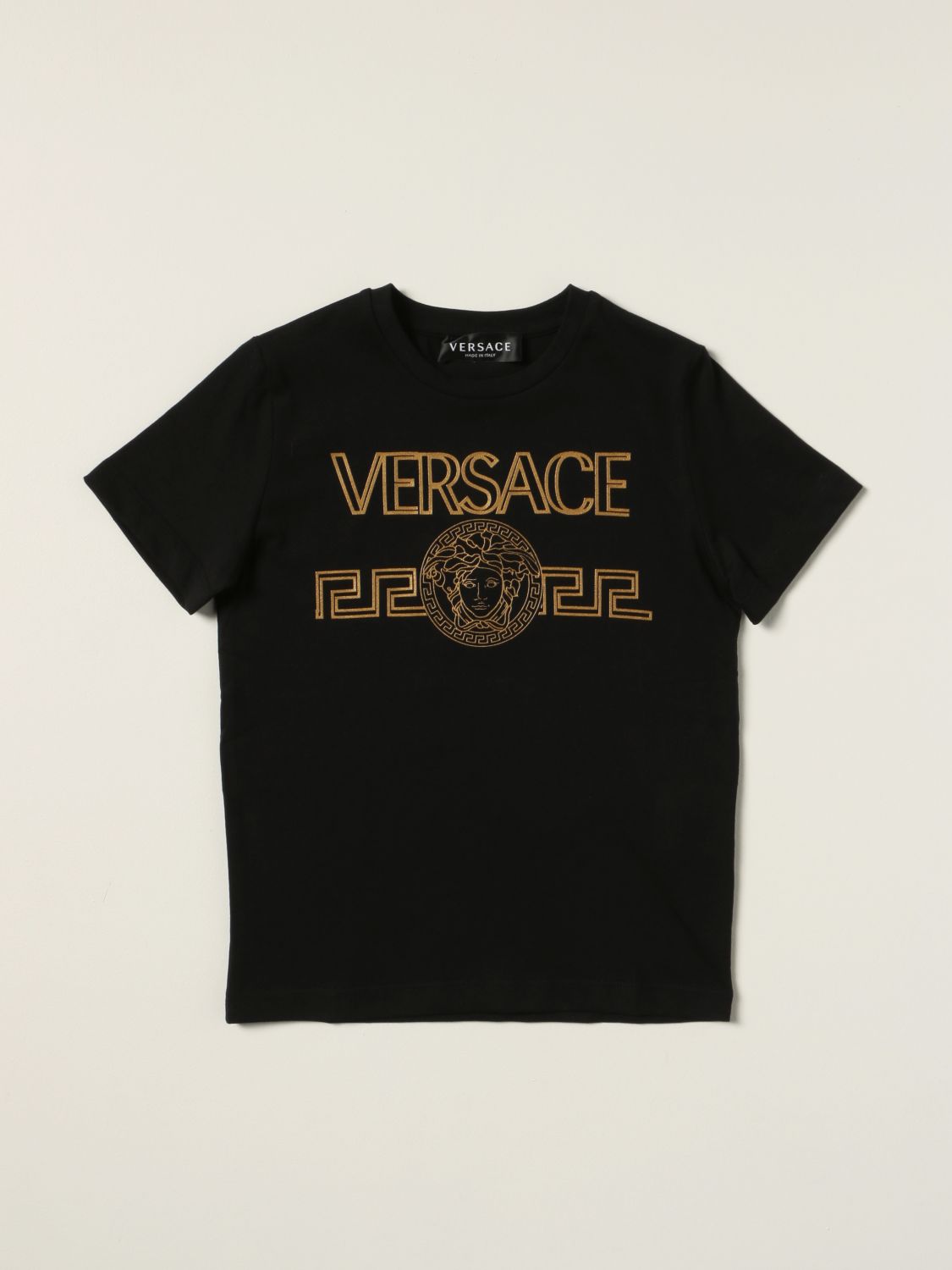 T恤 Young Versace: T恤 儿童 Versace Young 黑色 1