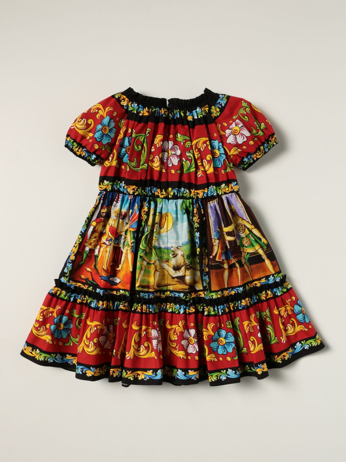 DOLCE & GABBANA: Vestido para niña, Fantasía | Vestido Dolce & Gabbana L52DC9 G7WLN línea