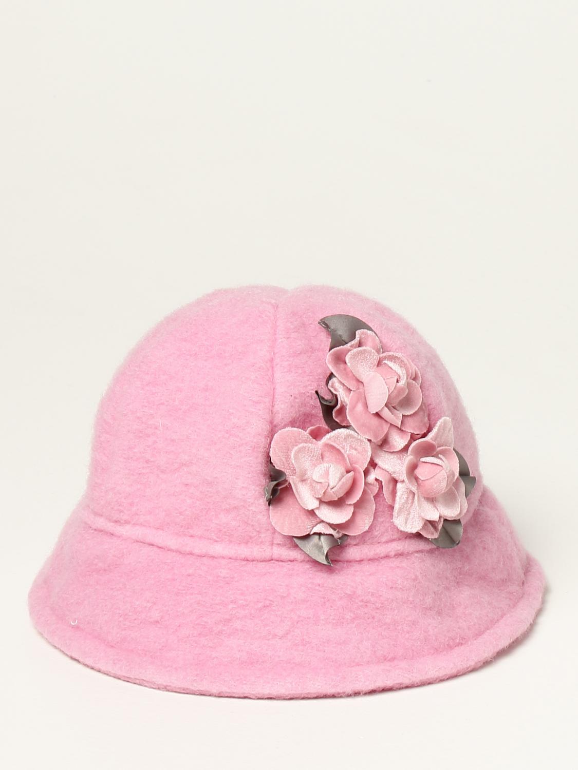 MONNALISA: Cappello con applicazioni floreali - Rosa | Cappello Bimba  Monnalisa 3980038741 GIGLIO.COM