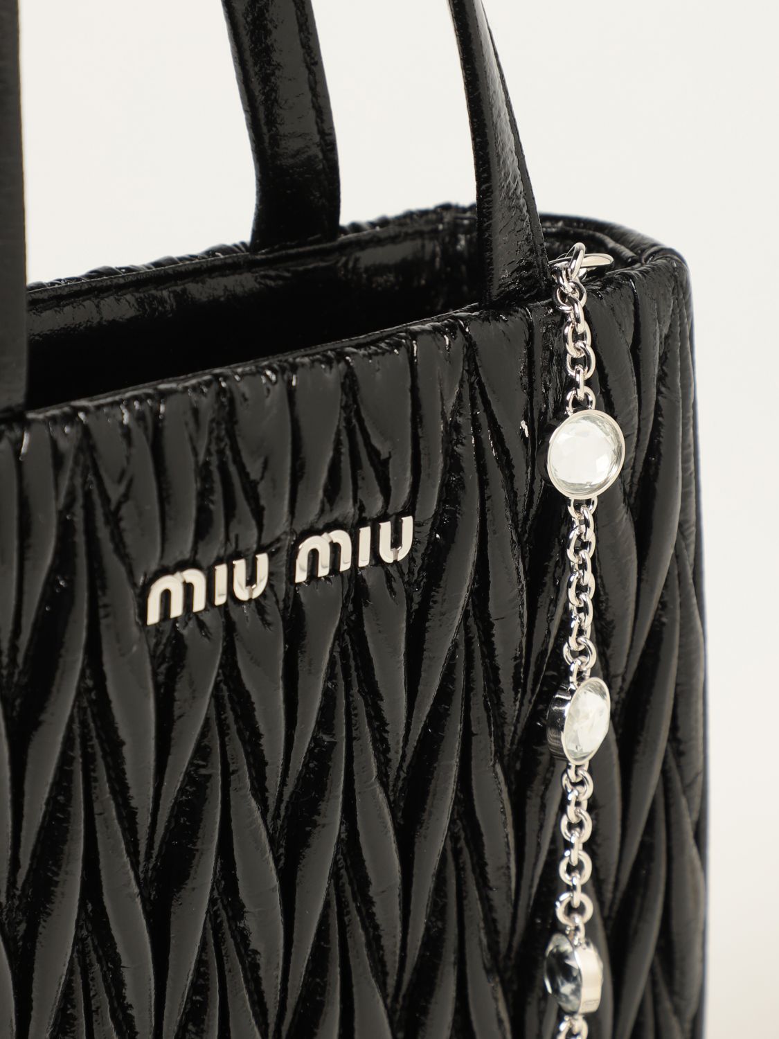 Mini bolso Miu Miu: Bolso de mano mujer Miu Miu negro 3