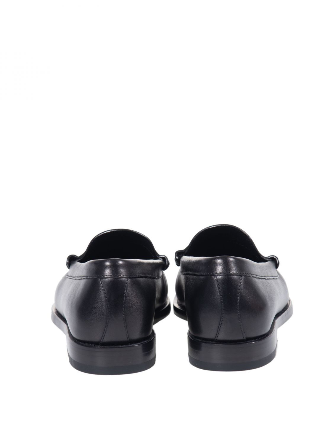 celine black loafers