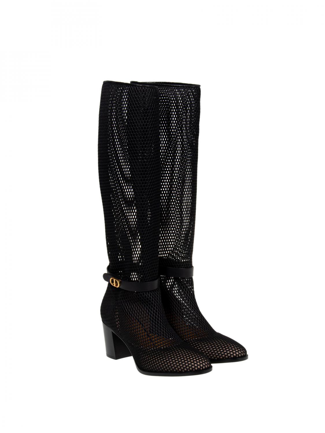 CHRISTIAN DIOR: Stivali donna - Nero | Stivali Christian Dior KCI617RCA  GIGLIO.COM