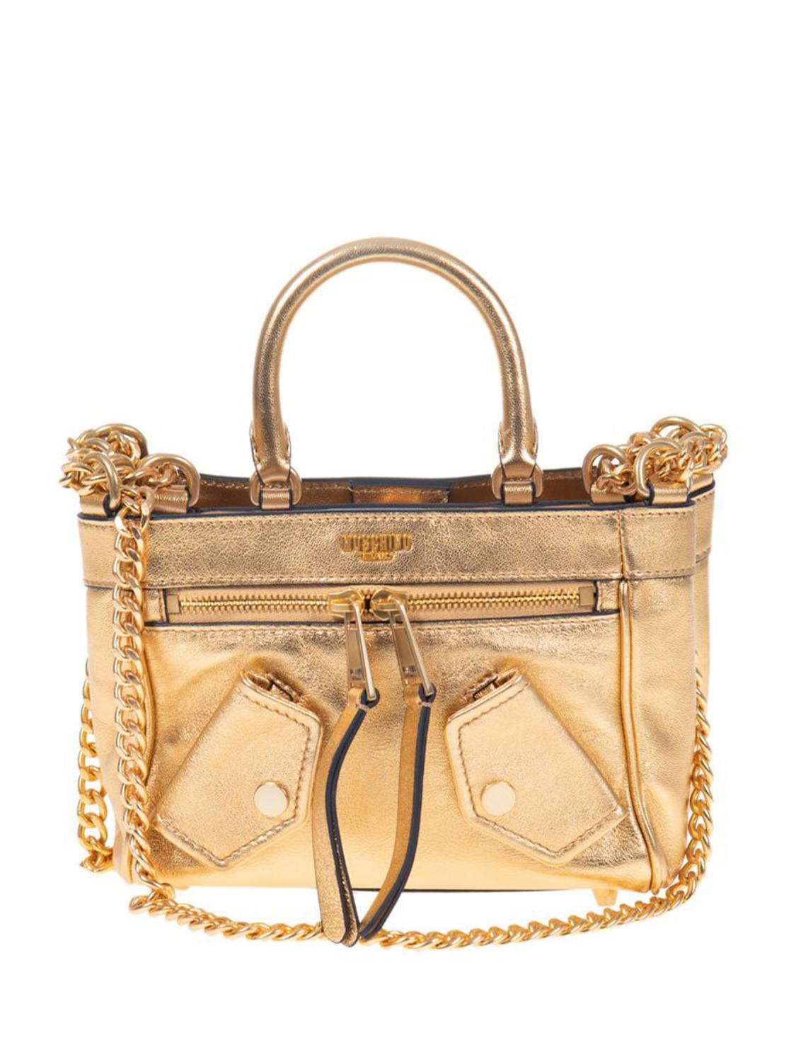 MOSCHINO COUTURE Borsa a spalla donna Oro Borsa A Spalla Moschino