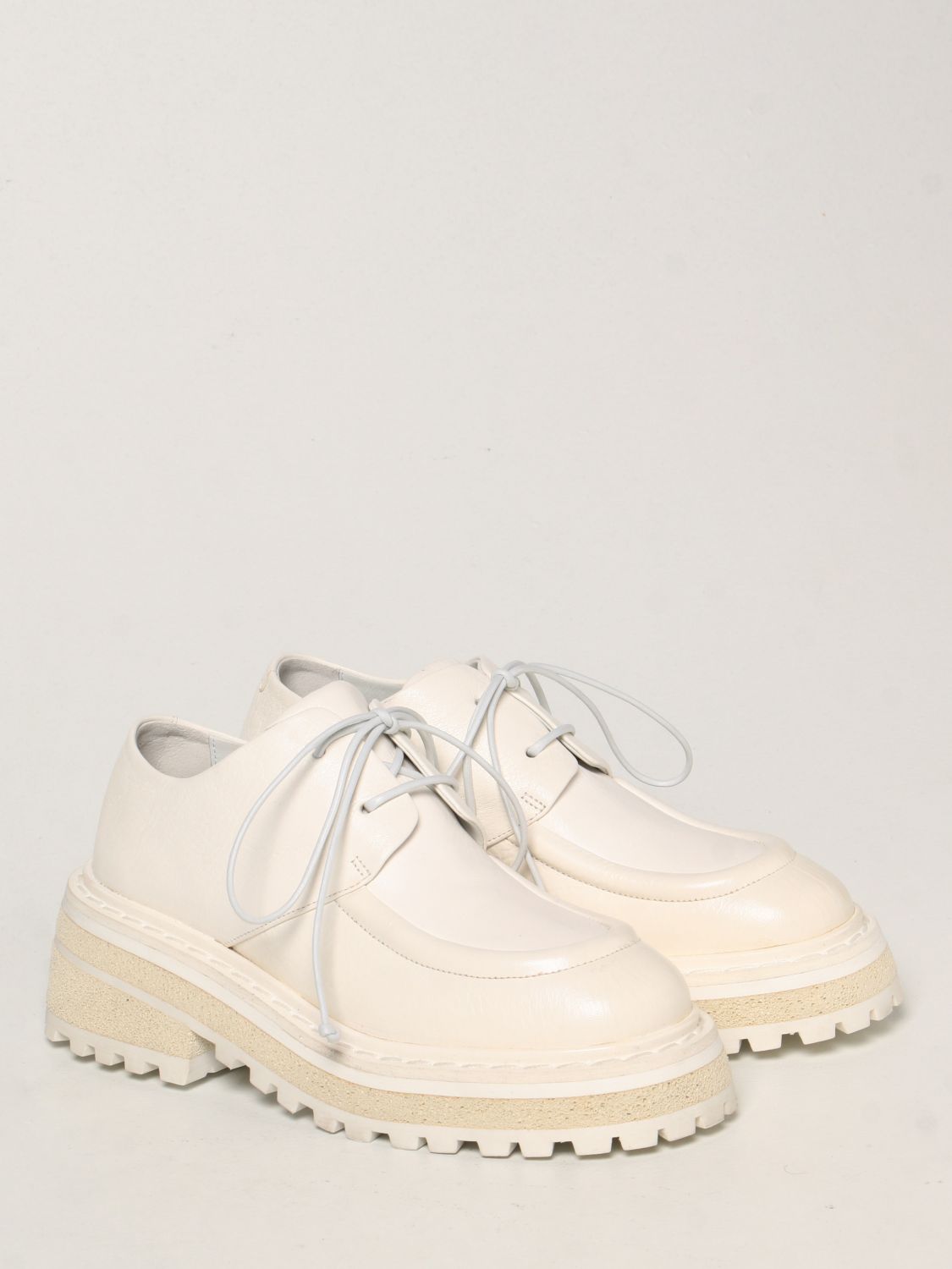 Derbies Marsèll: Chaussures femme Marsell blanc 2