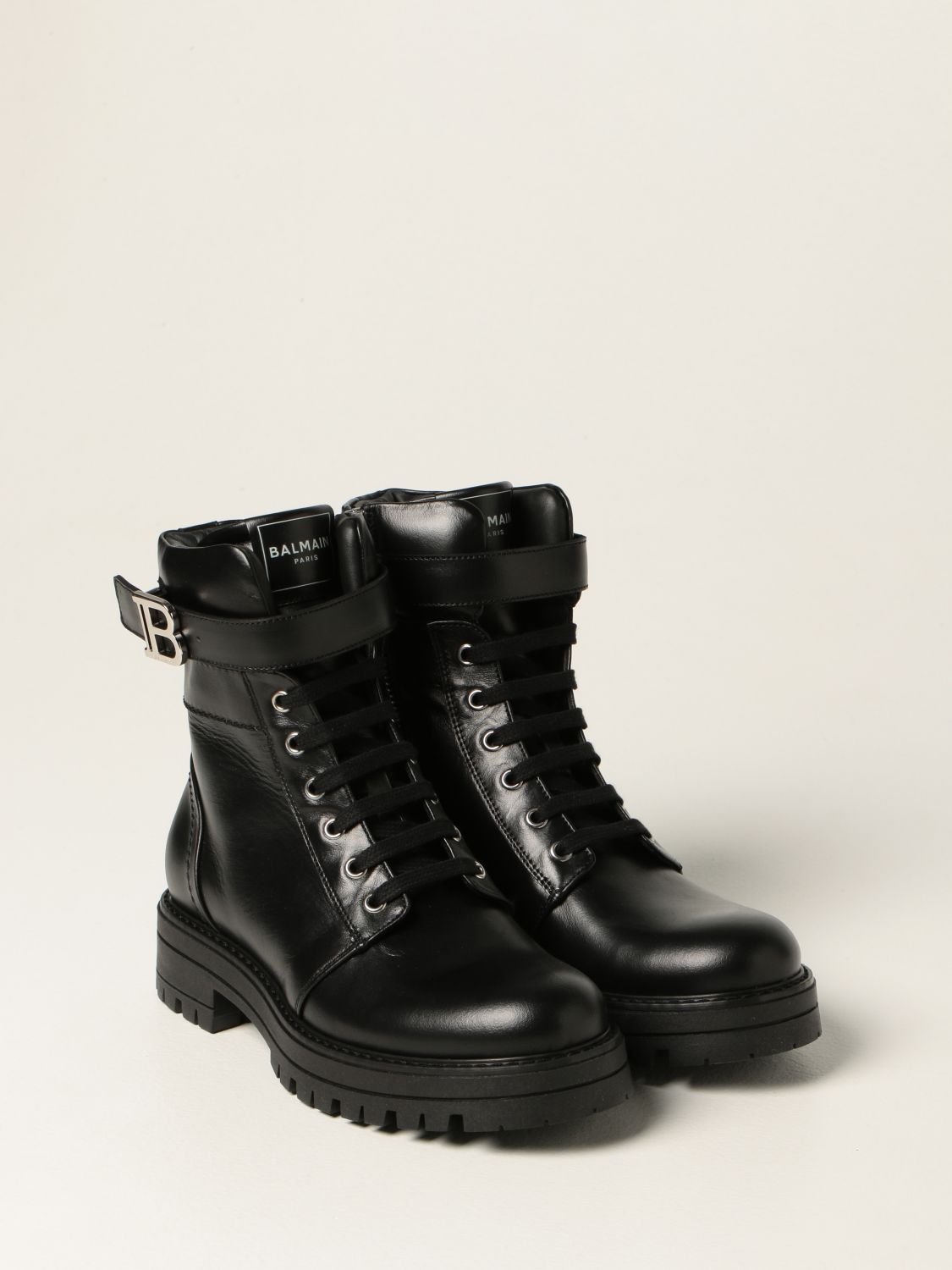 Zapatos Balmain: Zapatos niños Balmain negro 1 2