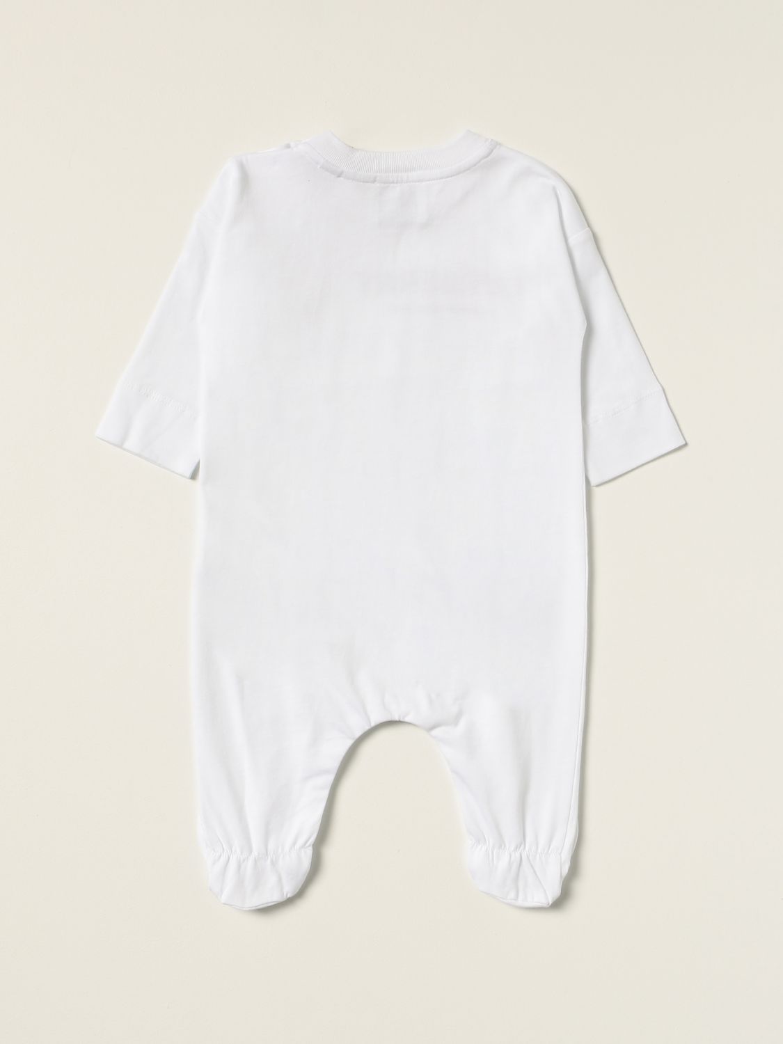 Tracksuits Burberry: Burberry footed jumpsuit with Thomas bear white 2