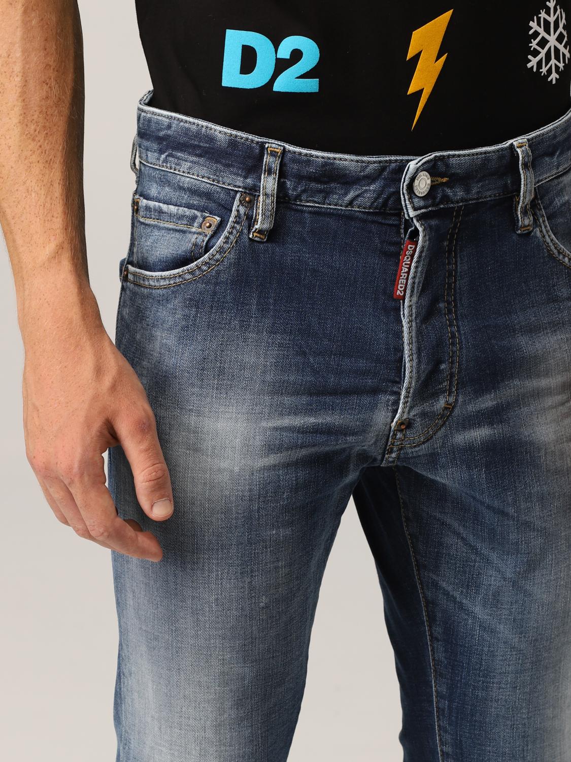 DSQUARED2 skinny fit jeans Denim Dsquared2 jeans S74LB0966S30664 online on