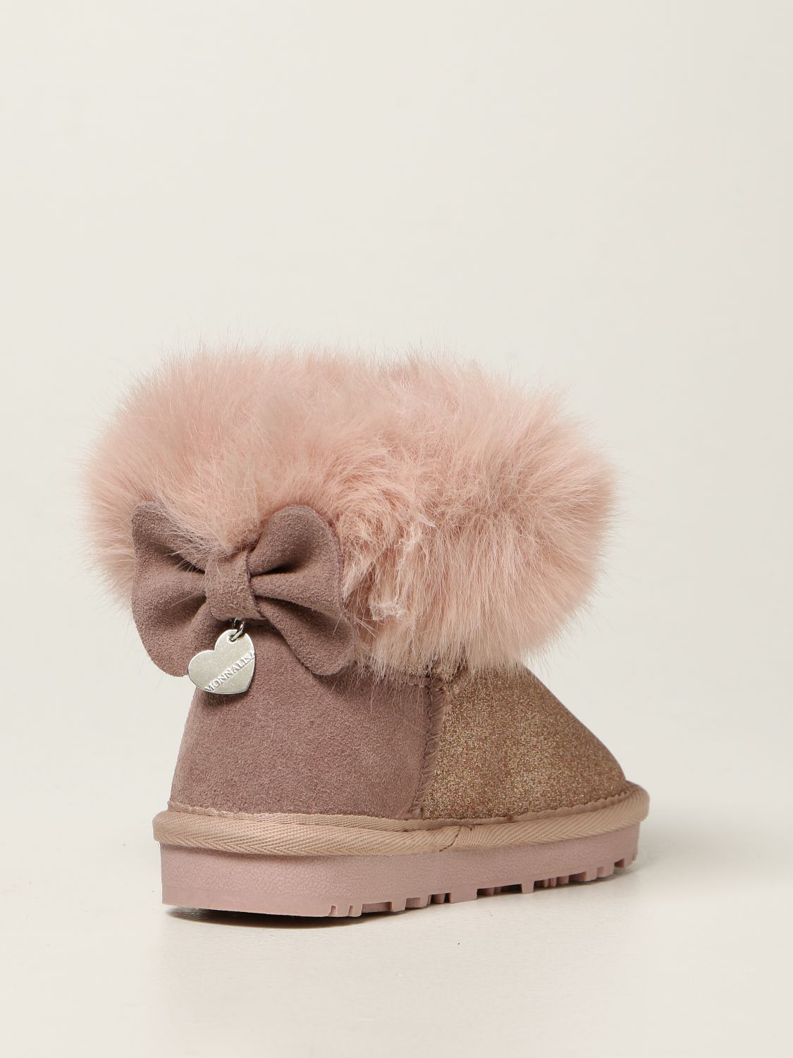 Shoes Monnalisa: Monnalisa glitter ankle boot pink 3