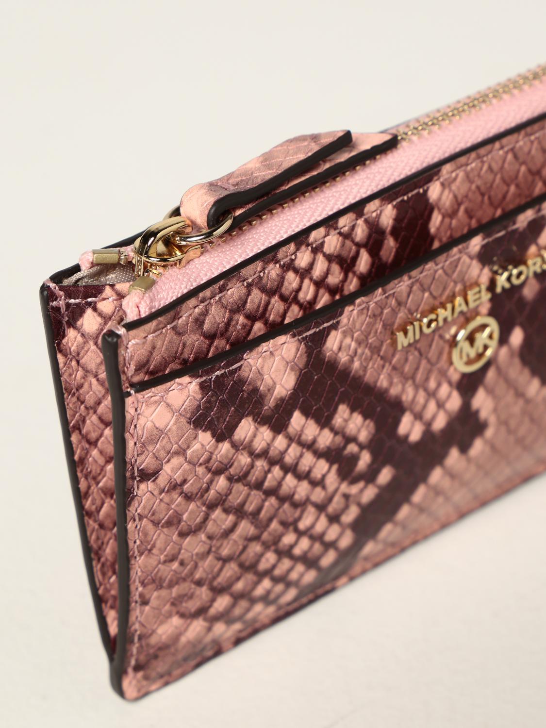 MICHAEL KORS Michael Jet Set Wallet Pink Wallet Michael Kors