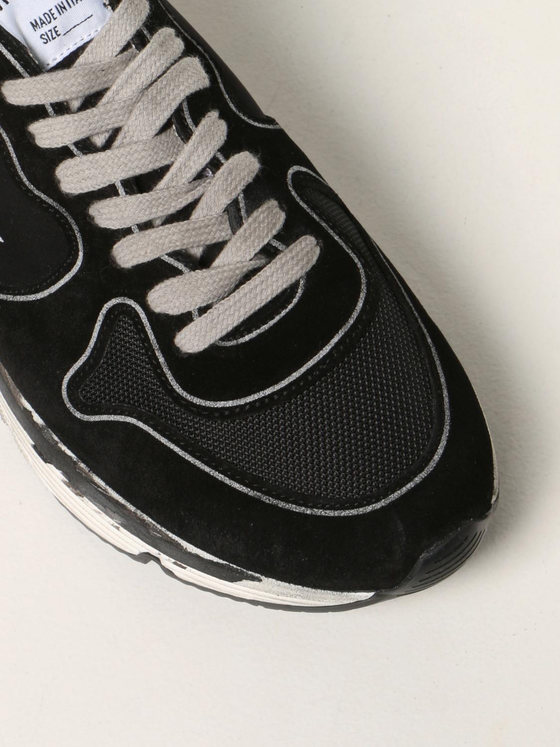 GOLDEN GOOSE: Running Sole sneakers in suede and lycra - Black | Sneakers Golden  Goose GMF00126.F000326.90178 GIGLIO.COM