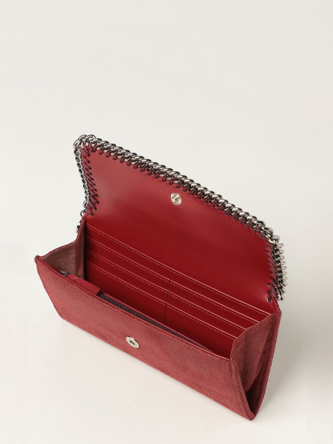 Wallet Stella Mccartney: Falabella Stella McCartney wallet with chain ruby 2