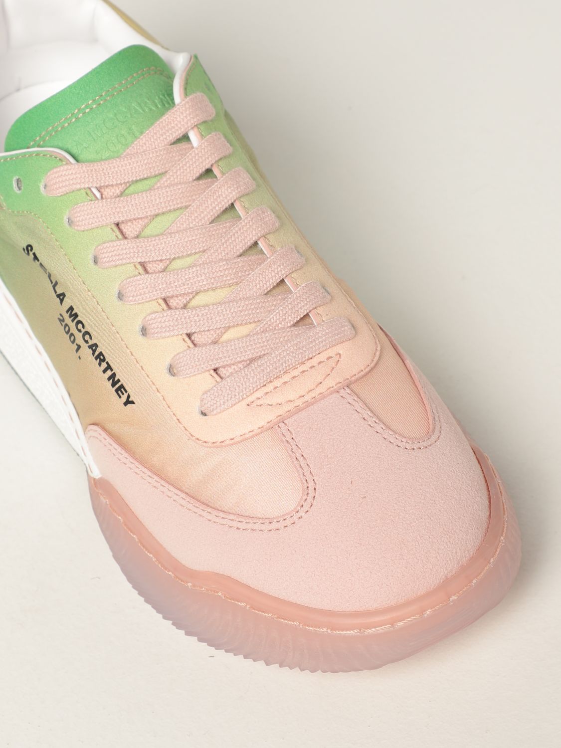 Sneakers Stella Mccartney: Stella McCartney Loop sneakers in recycled polyester pink 4