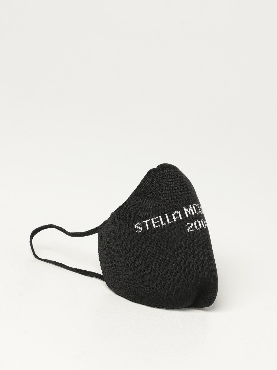 Stella Mccartney Outlet: Mascherina con logo - Nero | Mascherina Stella  Mccartney 602935S2243 GIGLIO.COM