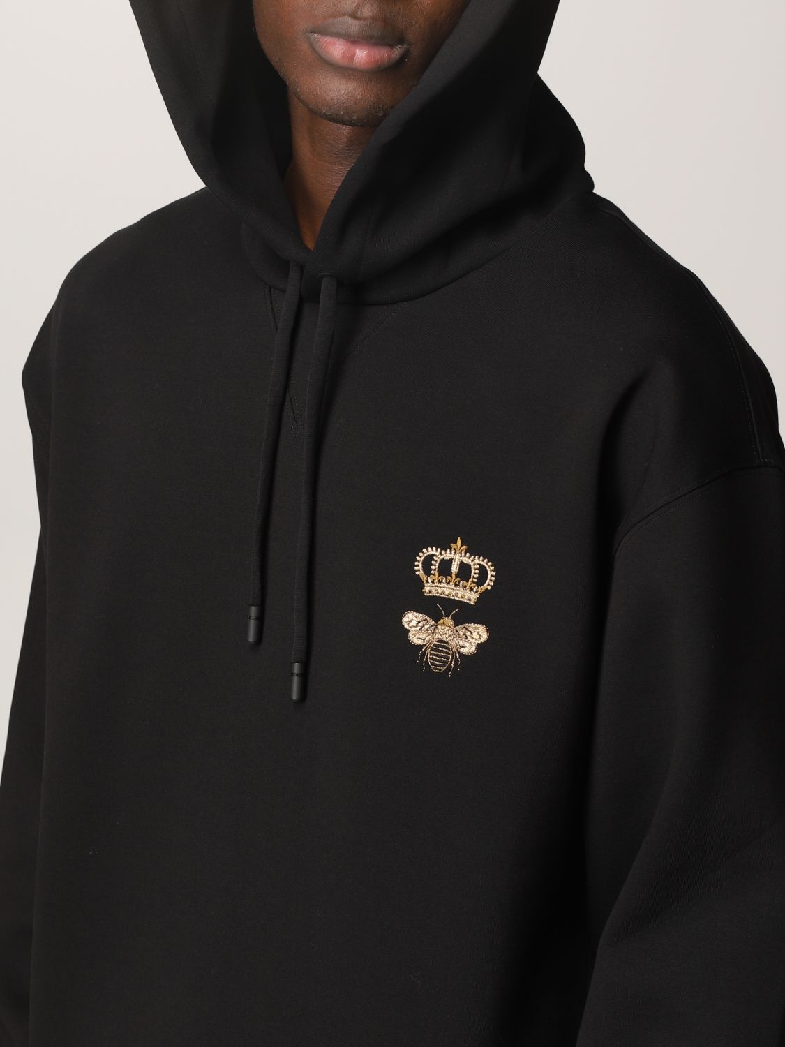 . Ongelijkheid Overtuiging DOLCE & GABBANA: cotton sweatshirt with crown and bee | Sweatshirt Dolce &  Gabbana Men Black | Sweatshirt Dolce & Gabbana G9VC8Z HU7H9 GIGLIO.COM