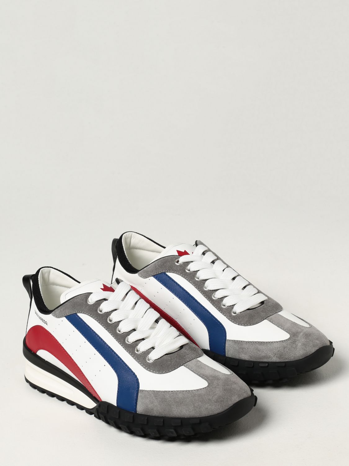 Sneakers Dsquared2: Dsquared2 Legend sneakers in leather and suede white 1 2