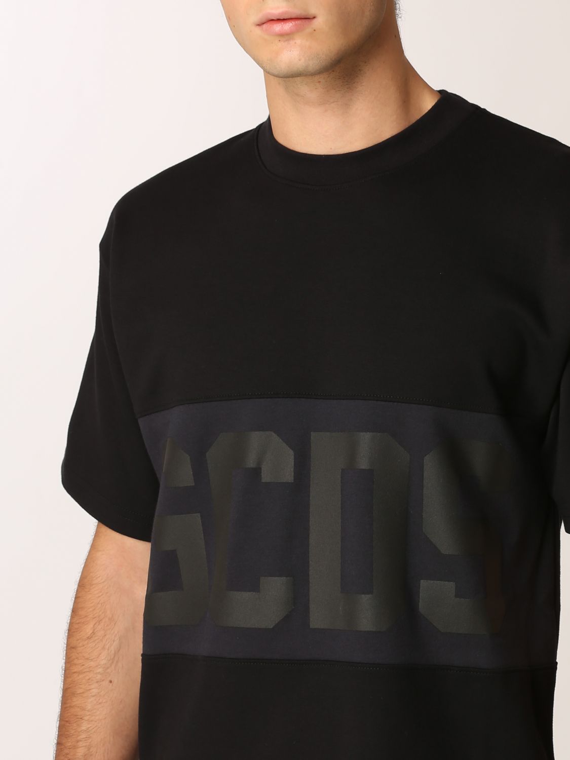 T-shirt Gcds: New Gcds logo band t-shirt in cotton black 5