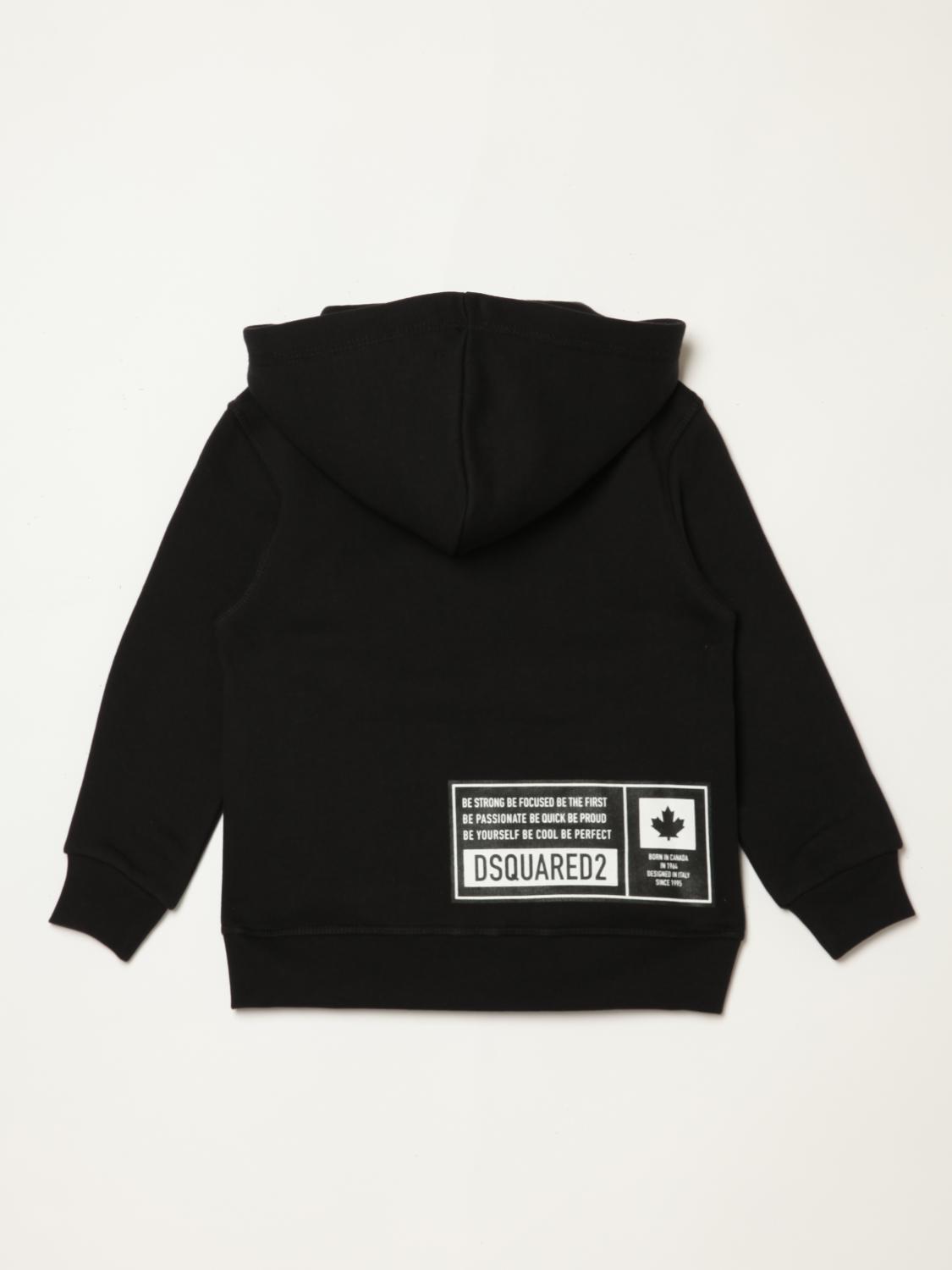 Dsquared2 Junior Jumper with Zip in Cotton