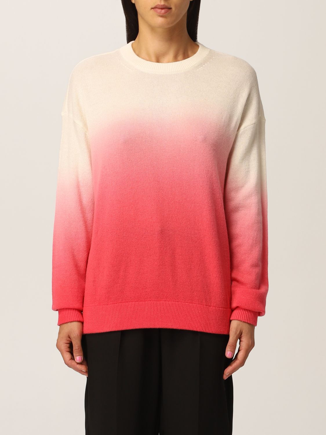 MICHAEL MICHAEL KORS: cashmere sweater | Sweater Michael Michael Kors Women Pink Sweater Kors MU1601Y2FE GIGLIO.COM