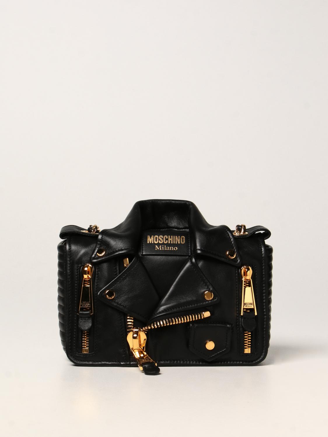 Borse A Tracolla Donna | Borsa A Tracolla Biker Rosso | Moschino ~ Bon Jovi  Music