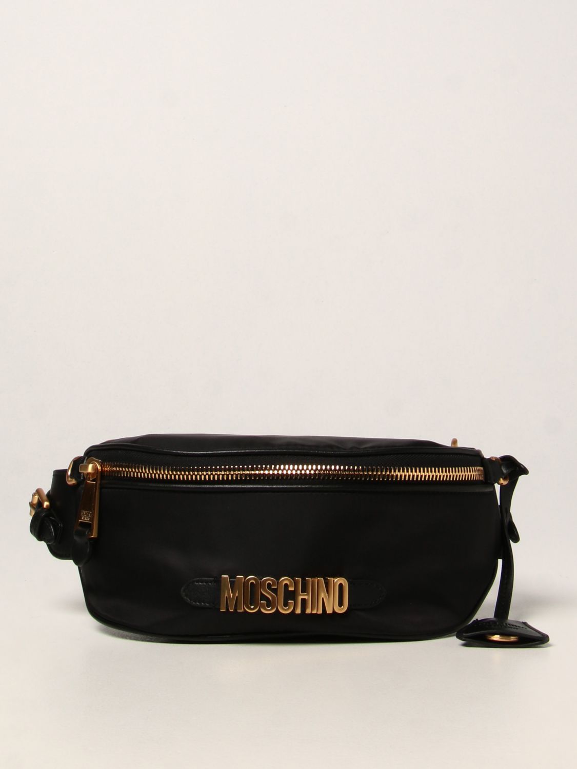 Moschino Men's Nylon Logo Belt Bag