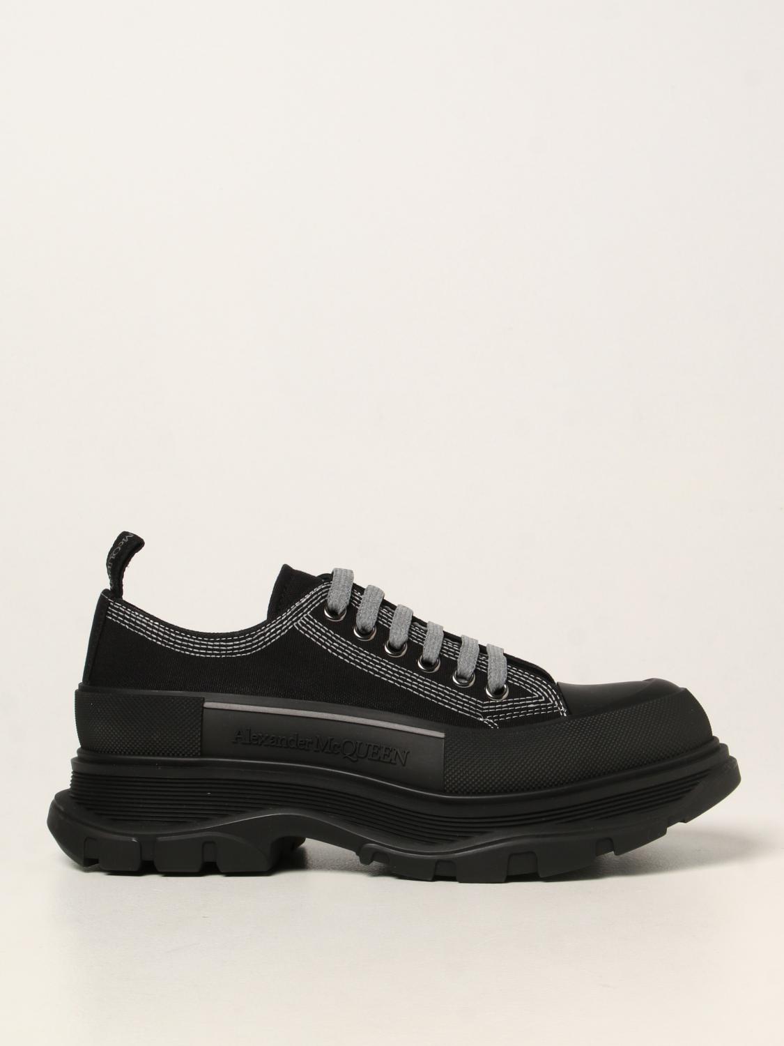 mens alexander mcqueen sneakers black