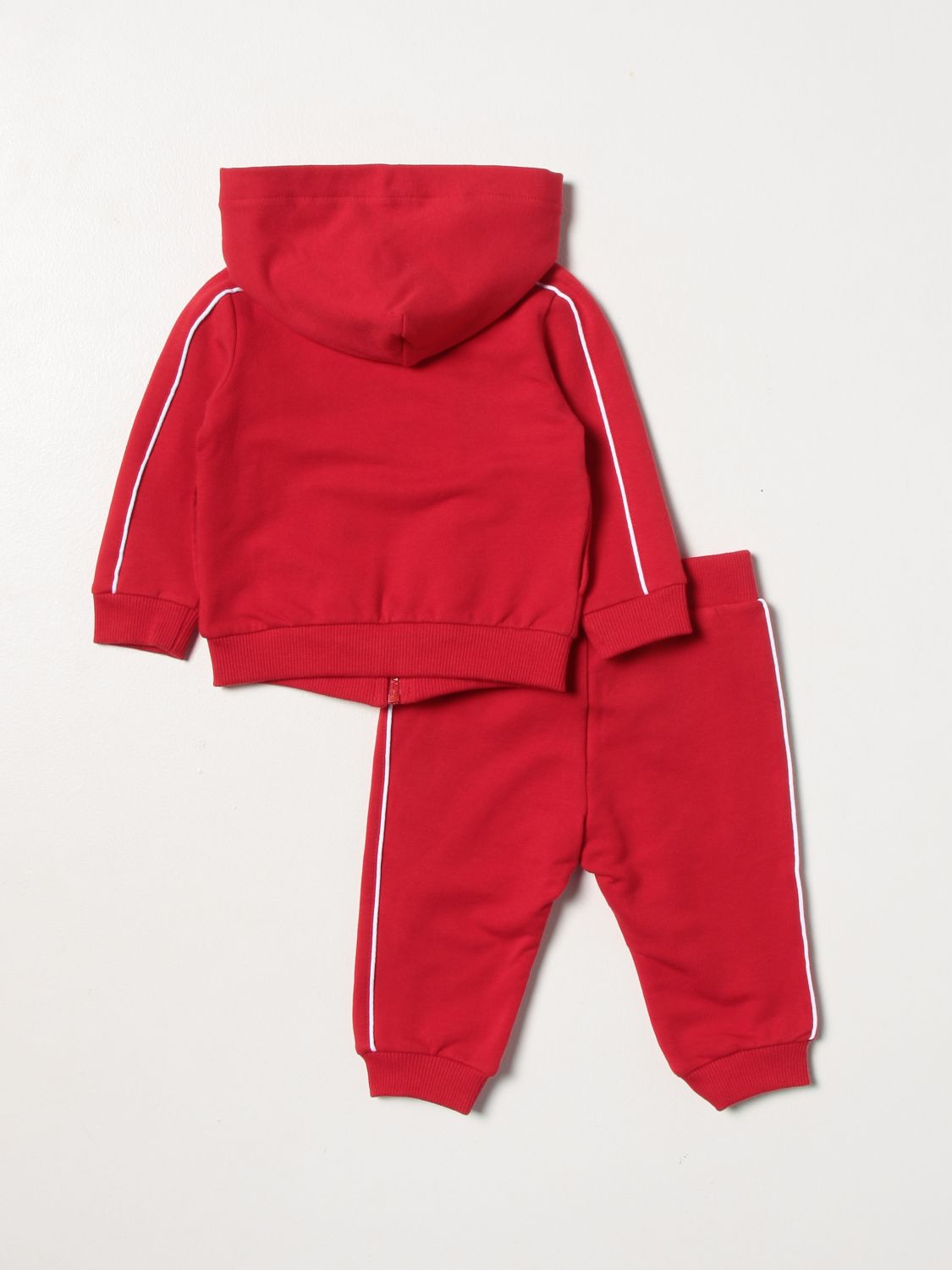 Jumpsuit Moschino Baby: Moschino Baby sweatshirt + pants set with teddy red 2
