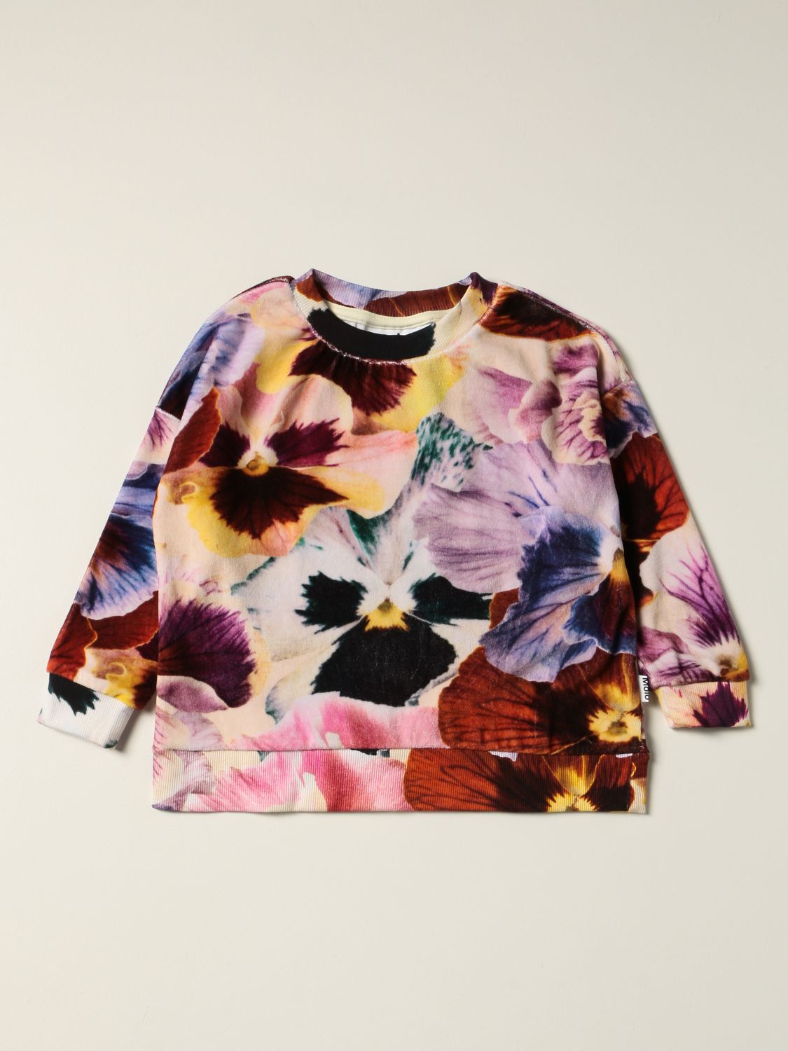 Sweater Molo: Molo sweatshirt in floral patterned cotton multicolor 1