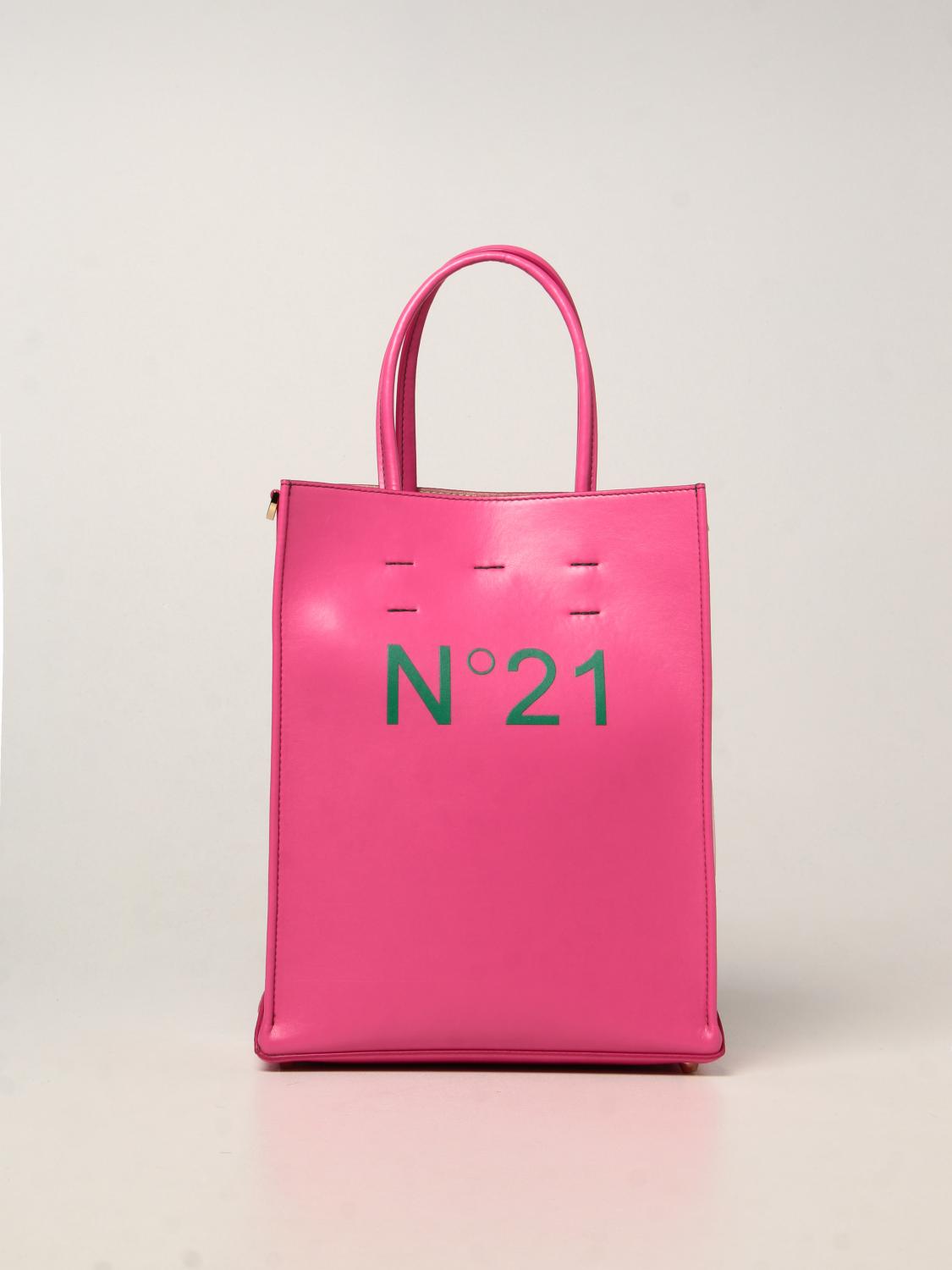 N° 21 N ° 21 bag in synthetic leather Pink N° 21 tote bags 0909