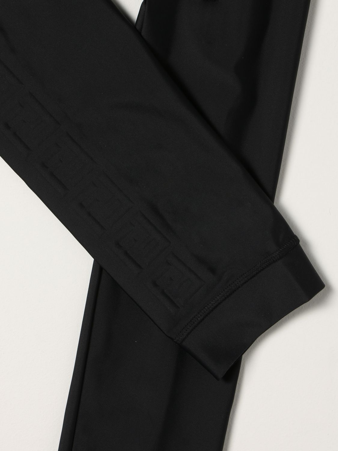 Pants Fendi: Fendi stretch leggings with embossed FF logo black 3