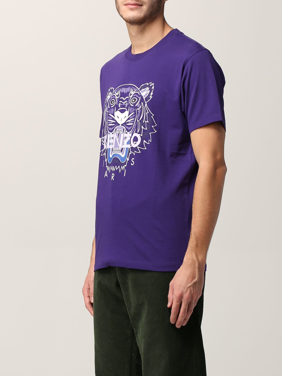 T-shirt Kenzo: T-shirt Kenzo con tigre viola 3